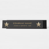 Gold Star Company Executive Bureau Naambordje (Voorkant)