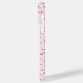 Gold Star Confetti Blush Pink Case-Mate iPhone Case (Achterkant / Links)