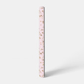 Gold Star Confetti Blush Pink Samsung Galaxy Hoesje (Linkerkant)