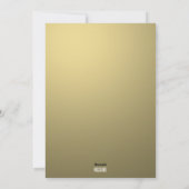 Gold Star Corporate Business Holiday Feestdagenkaart (Achterkant)