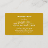 Gold Star-creditcardsjabloon Visitekaartje (Achterkant)