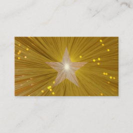 Gold Star-creditcardsjabloon Visitekaartje