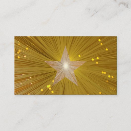 Gold Star-creditcardsjabloon Visitekaartje (Voorkant)