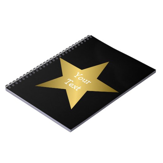 Gold Star Design Notitieboek (Linkerzijde)
