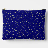 Gold Star Design op blauw Etui (Voorkant)