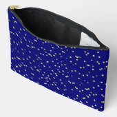 Gold Star Design op blauw Etui (Open)
