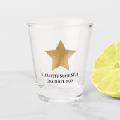 Gold Star Drama Theater Arts Major Afstuderen Shot Glas (Voorkant)