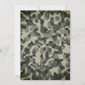 Gold Star Eagle militair veteran Birthday Kaart (Achterkant)