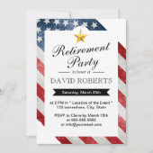 Gold Star en Amerikaanse vlag Kaart (Voorkant)