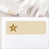 Gold Star-etiket crème Etiket (Insitu)