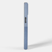 Gold Star Excellence Elegante getextureerde blauwe Case-Mate iPhone Case (Achterkant / Rechts)