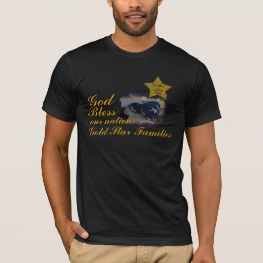 Gold Star-families eer T-shirt (Voorkant)