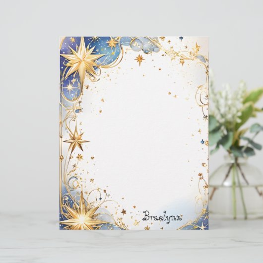 Gold Star Fantasy Briefhoofd (Staand voorkant)