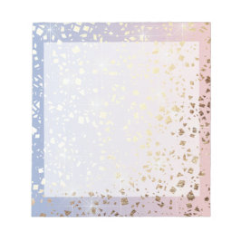 Gold Star Folie Sparkle Roos Quartz Serenity Blue Notitieblok