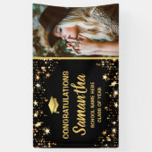 Gold Star Foto 2025 Afstudeerfeest Spandoek (Verticaal)