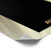 Gold star fotomedewerker van maand-herkenning poster (Hoek)