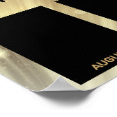 Gold star fotomedewerker van maand-herkenning poster (Hoek)
