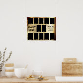 Gold star fotomedewerker van maand-herkenning poster (Keuken)