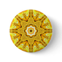 Gold Star Fractal Button