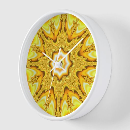 Gold Star Fractal Clock (Hoek)