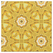 Gold Star Fractal Fabric Stof (Close Up)