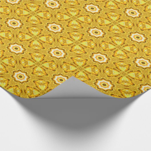 Gold Star Fractal inpakpapier (Hoek)