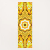 Gold Star Fractal Yoga Mat (Voorkant)