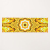 Gold Star Fractal Yoga Mat (Voorkant (horizontaal))