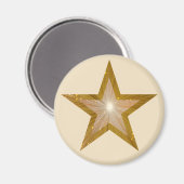 Gold Star fridge magnet crème (Voorkant / Achterkant)