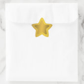 Gold Star Glitter Sparkles Achtergrond Stickers (Tas)