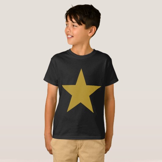 Gold Star-grafisch T-shirt (Voorkant volledig)