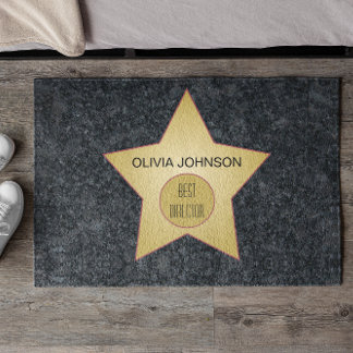 Gold Star Hollywood Superlatief Deurmat