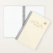 Gold Star Ideas Personalized Sketchbook Notitieboek (Binnen)