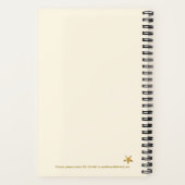 Gold Star Ideas Personalized Sketchbook Notitieboek (Achterkant)