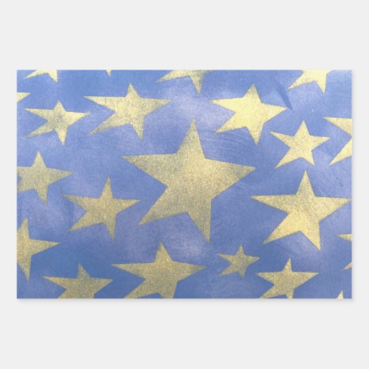 Gold Star Inpakpapier Vel (Voorkant 3)