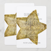 Gold Star-jarig Kaart (Voorkant / Achterkant)