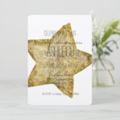 Gold Star-jarig Kaart (Staand voorkant)