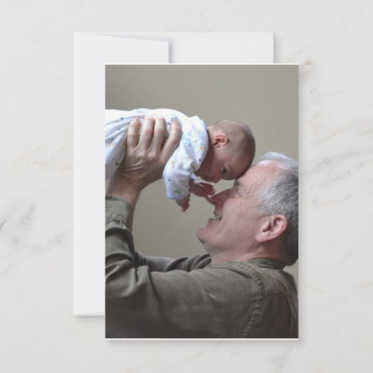 Gold Star Jewish Memorial Funeral Photo-script Bedankkaart (Achterkant)