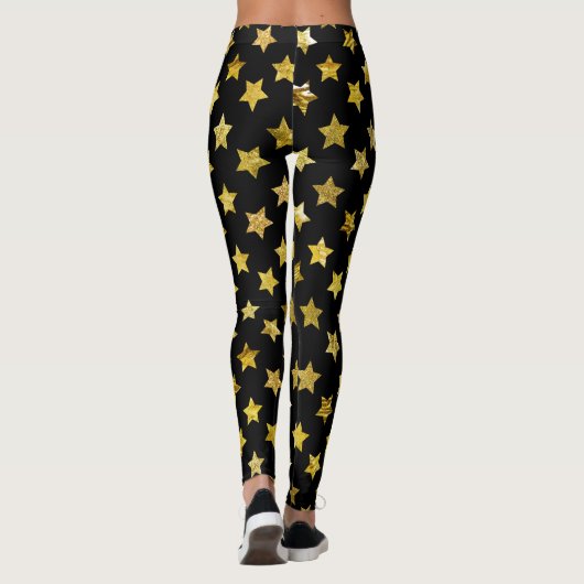 Gold Star-Leggings Leggings (Achterkant)