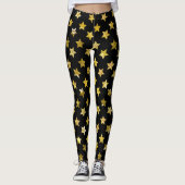 Gold Star-Leggings Leggings (Voorkant)