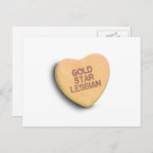 GOLD STAR LESBISCH SNOEP BRIEFKAART (Voorkant / Achterkant)