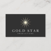 Gold Star Logo Visitekaartje (Voorkant)