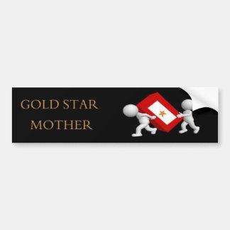 Gold Star-moeder Bumpersticker