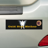 Gold Star-moeder Bumpersticker (Op auto)