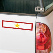 Gold Star Moeder Bumpersticker (Op Truck)