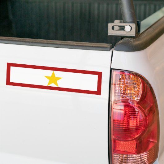 Gold Star Moeder Bumpersticker (Op Truck)