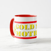 Gold Star Moeder Coffee Cup Mok (Voorkant links)