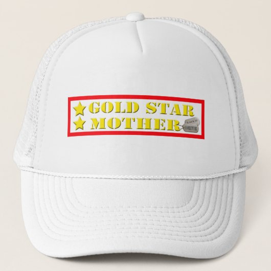 Gold Star-moeder Trucker Pet (Voorkant)