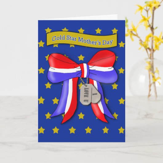 Gold Star-Moederdag Kaart