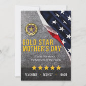 Gold Star-Moederdag Kaart (Voorkant)
